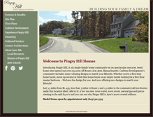 Tablet Screenshot of pingryhillhomes.com